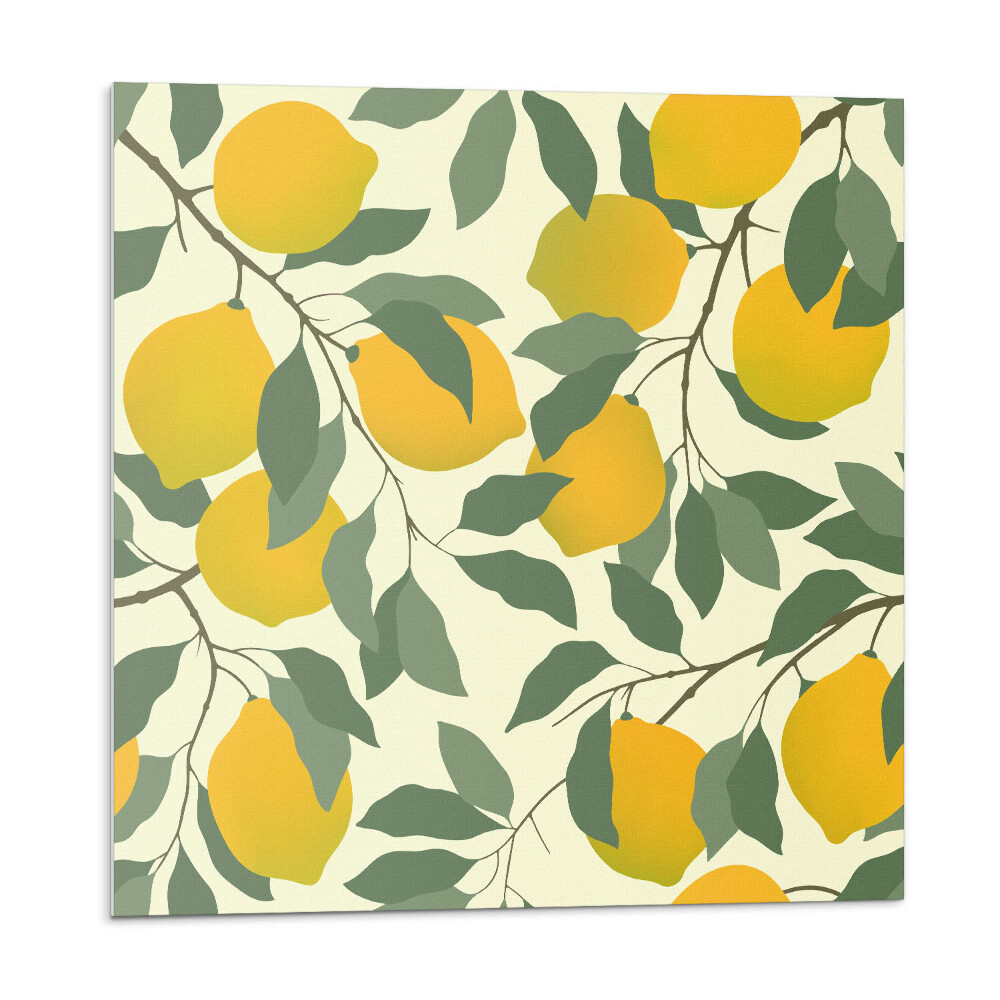 Panouri de vinil PVC Model botanic cu lămâie