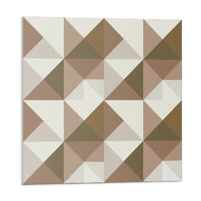 Plăcile de vinil Geometrie în triunghiuri