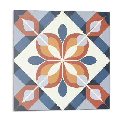 Plăcile de vinil Model floral geometric