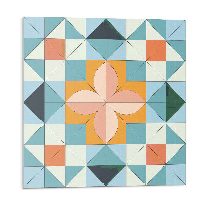 Plăci de vinil Model geometric cu o floare