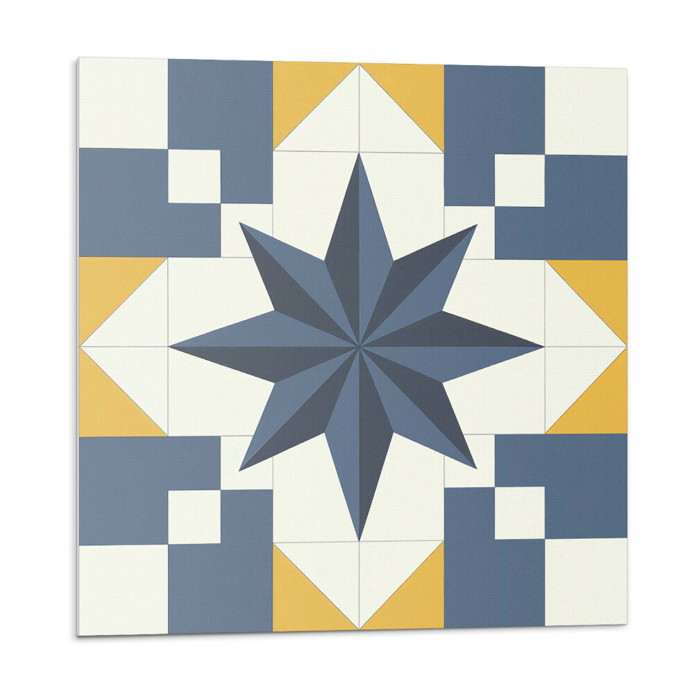 Plăci de vinil Model geometric de stea