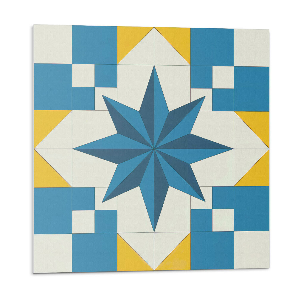 Plăcile de vinil Model geometric de stea