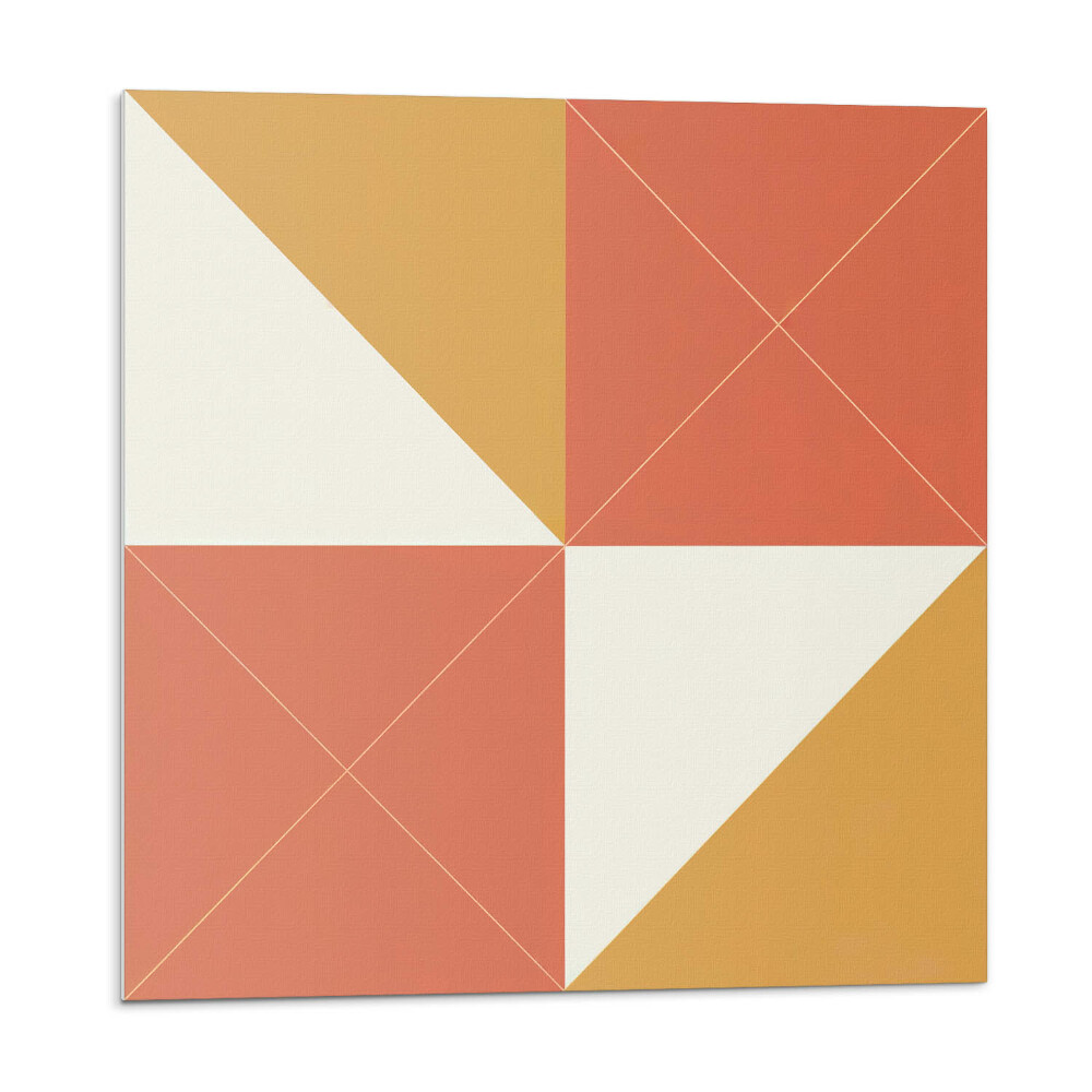 Panouri de vinil PVC Geometrie în tonuri calde