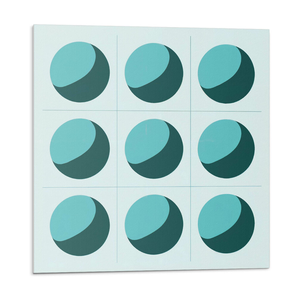 Panouri de vinil PVC Bile geometrice într-o grilă