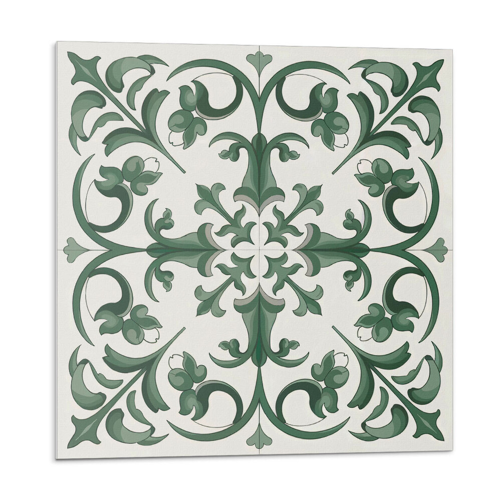 Plăcile de vinil Model vegetal cu motiv floral