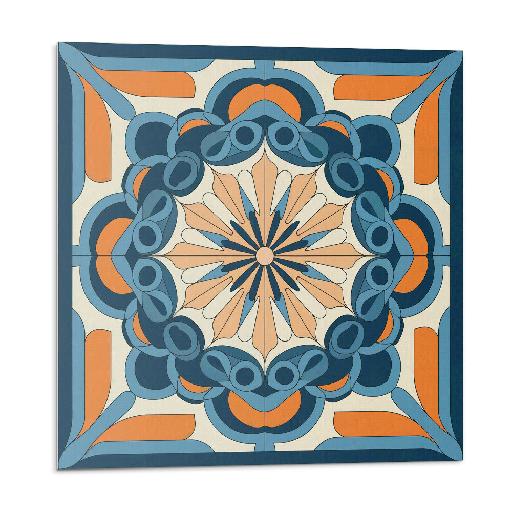 Plăci de vinil Model Mandala cu motiv floral