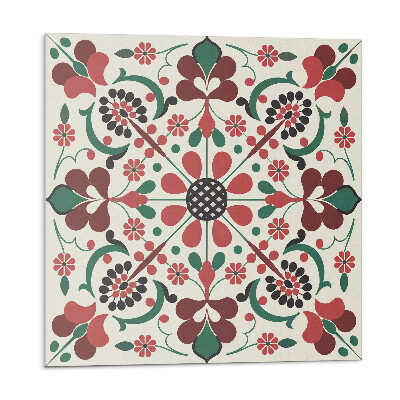 Plăci de vinil Model floral cu simetrie