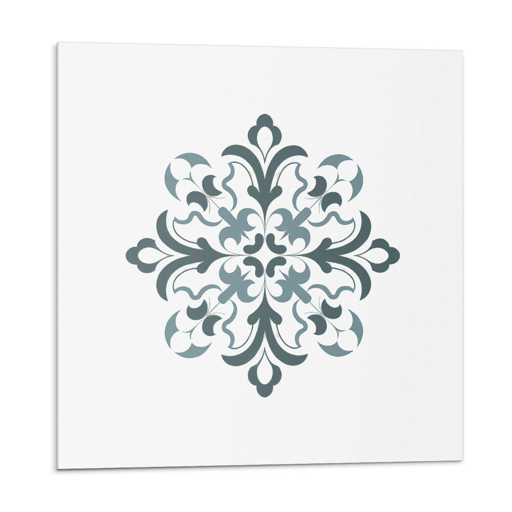 Plăci de vinil Model floral în simetrie