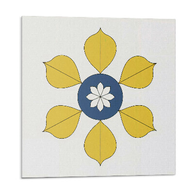 Plăci de vinil Model floral cu frunze