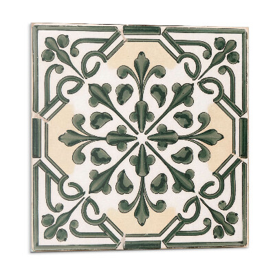 Plăcile de vinil Model vegetal pe faianță