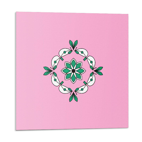 Panouri de vinil PVC Model floral cu frunze
