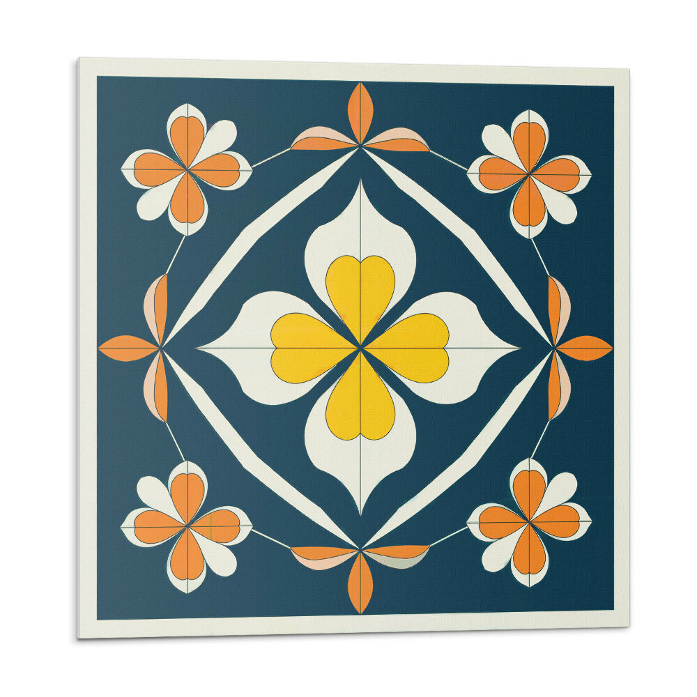 Panouri de vinil PVC Model floral cu simetrie