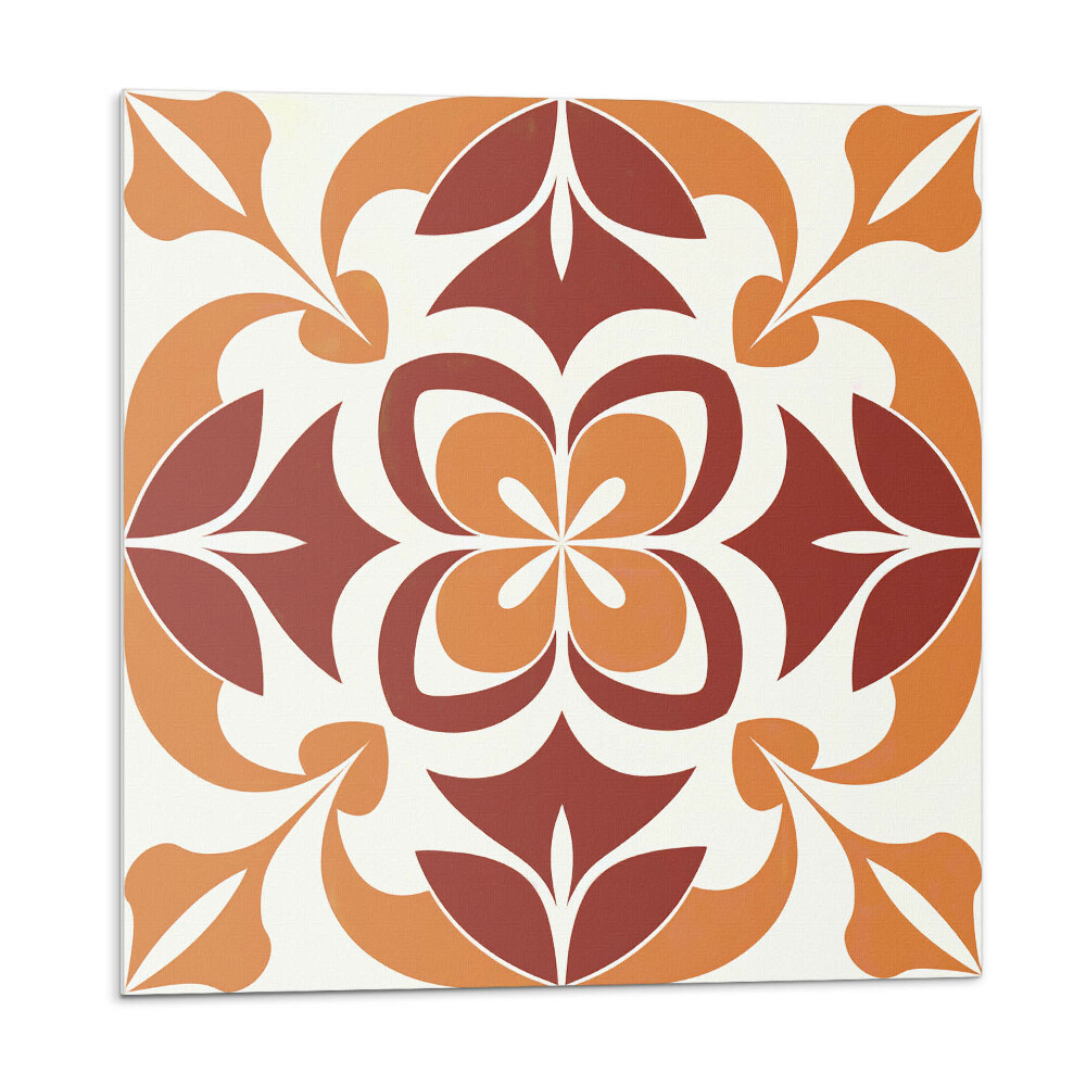 Plăcile de vinil Model floral cu frunze