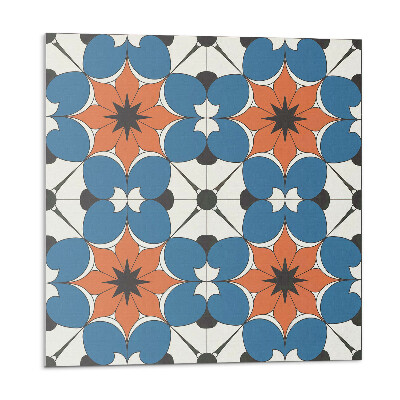 Plăci de vinil Model floral pe fundal