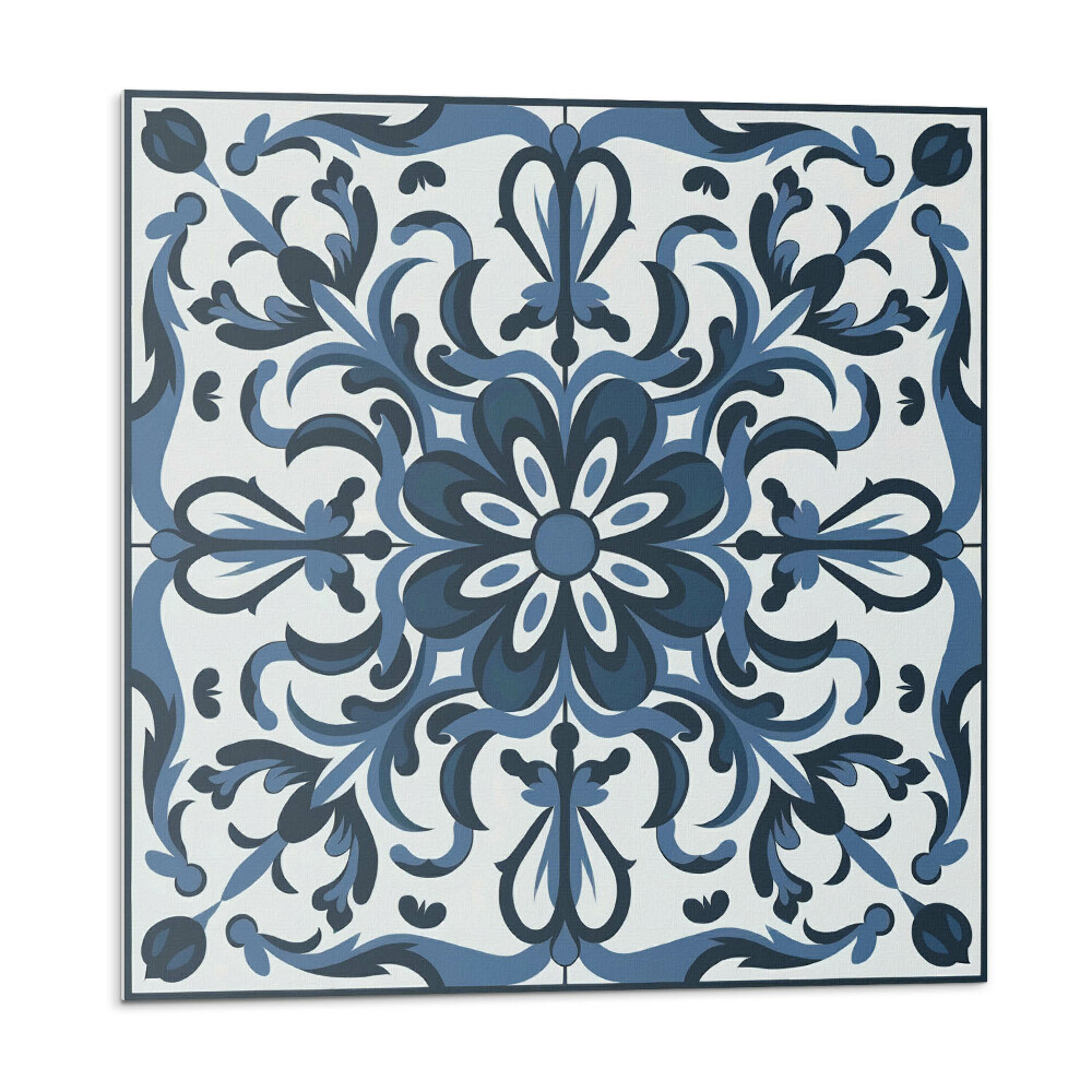 Plăci de vinil Model floral cu ornamente