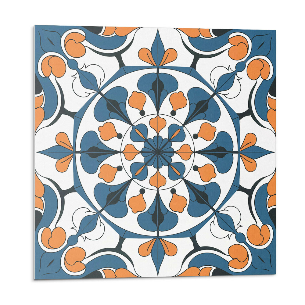 Panouri de vinil PVC Model floral într-o mandală