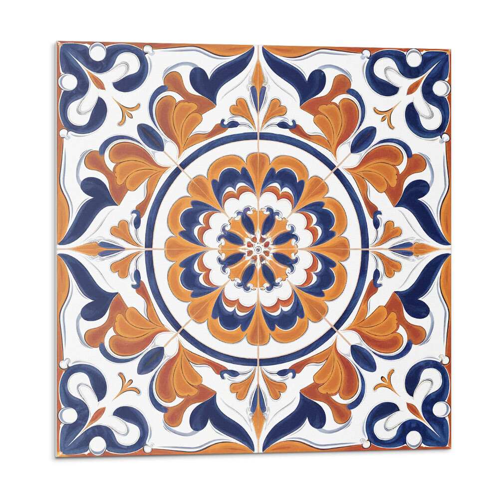 Plăci de vinil Model floral într-un cerc