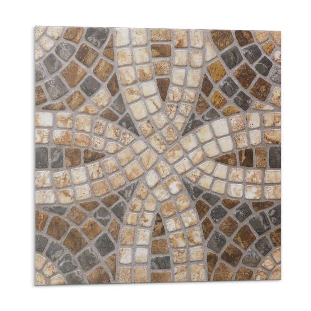 Plăcile de vinil Model mozaic în țesătură