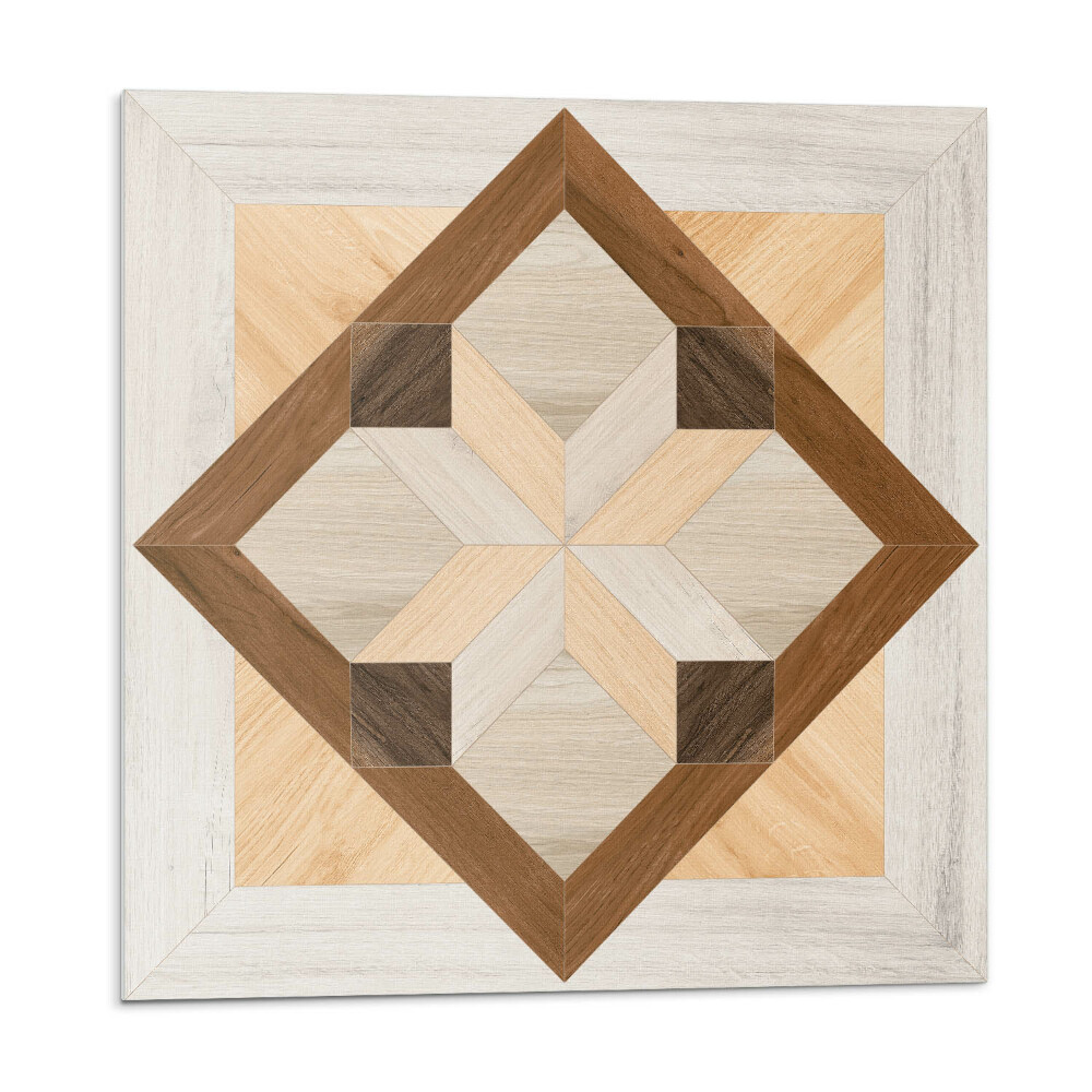 Plăci de vinil Model geometric într-un pătrat