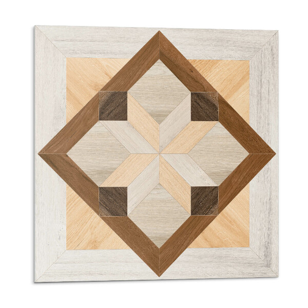 Plăci de vinil Model geometric într-un pătrat