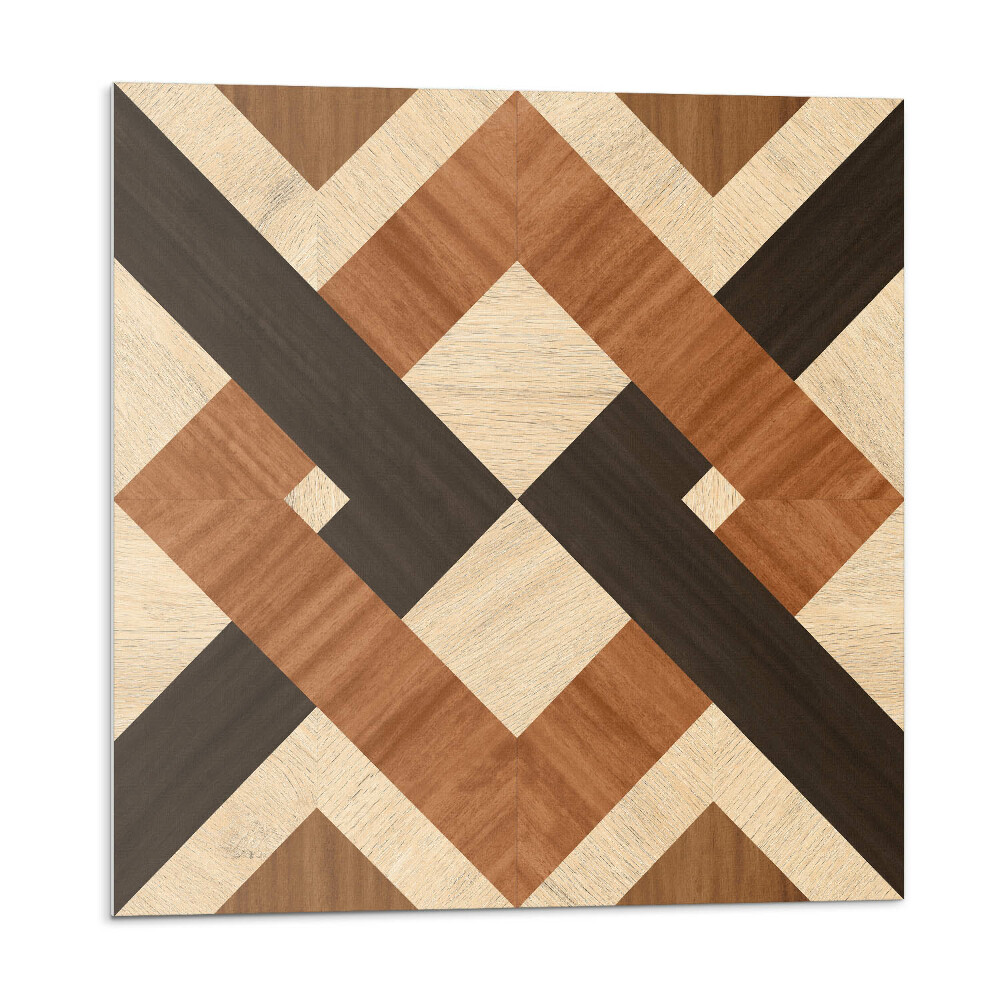 Plăci de vinil Model geometric din lemn