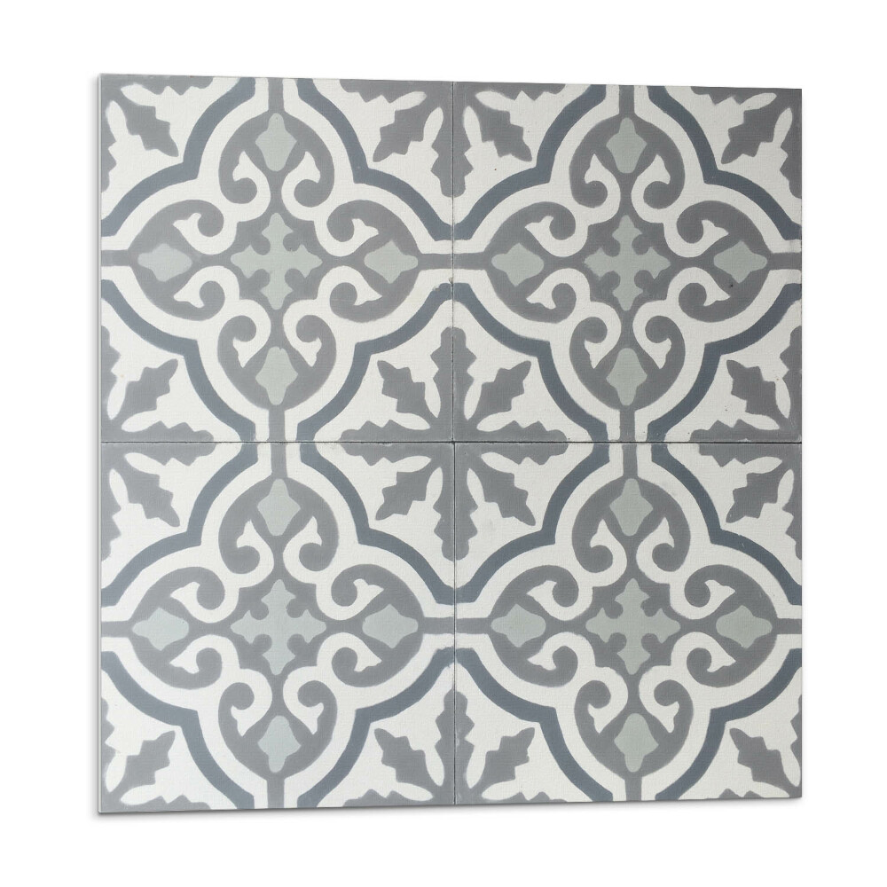 Plăcile de vinil Model mozaic cu ornamente