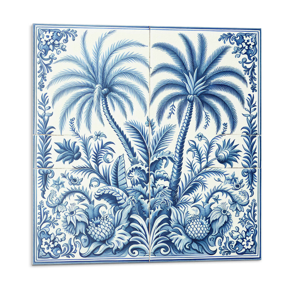 Plăcile de vinil Model de plante tropicale