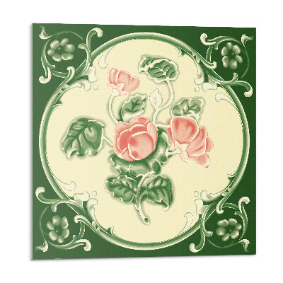 Panouri de vinil PVC Model floral cu frunze