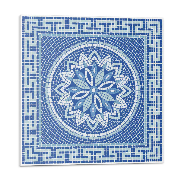 Plăcile de vinil Design floral cu model mozaic