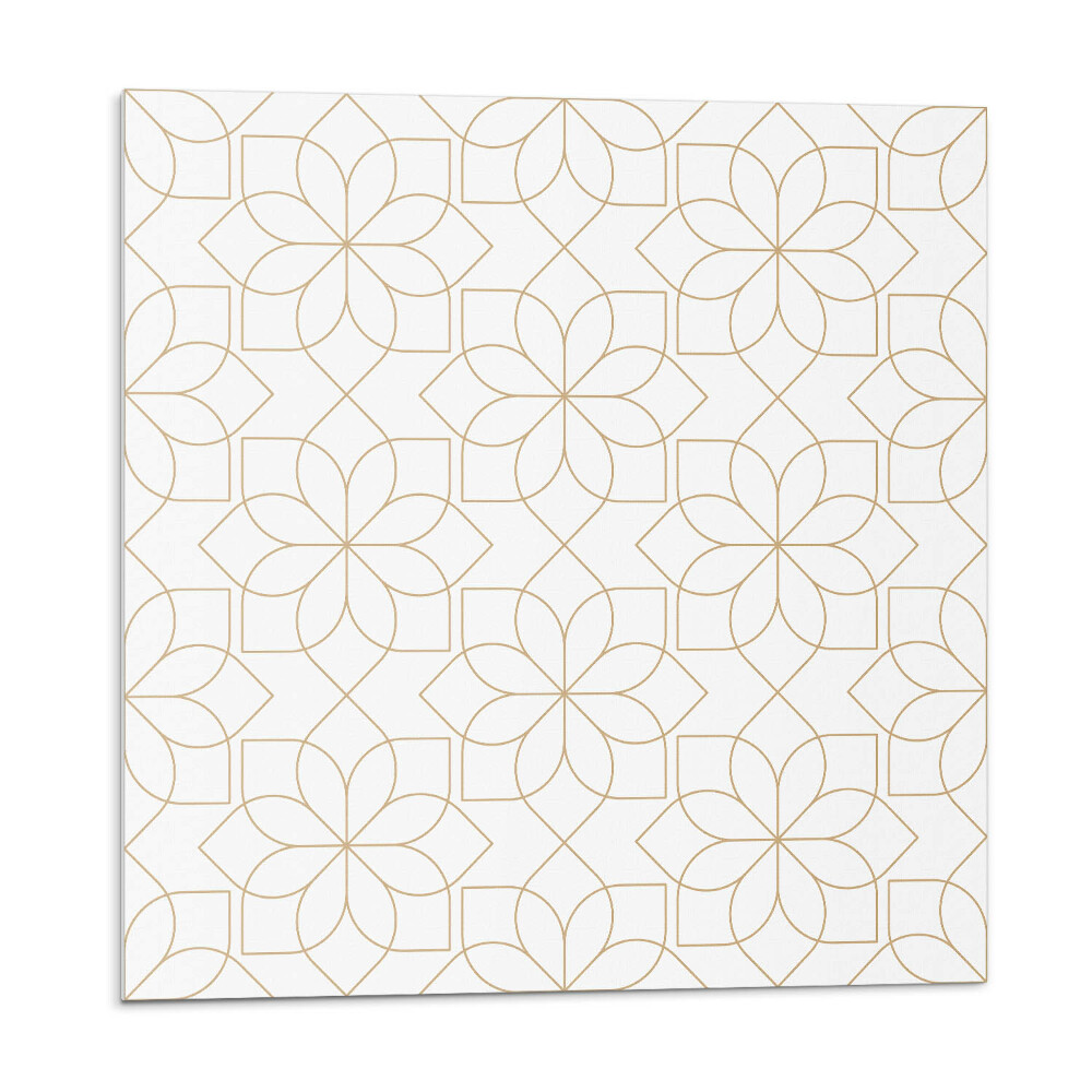 Plăcile de vinil Model floral geometric