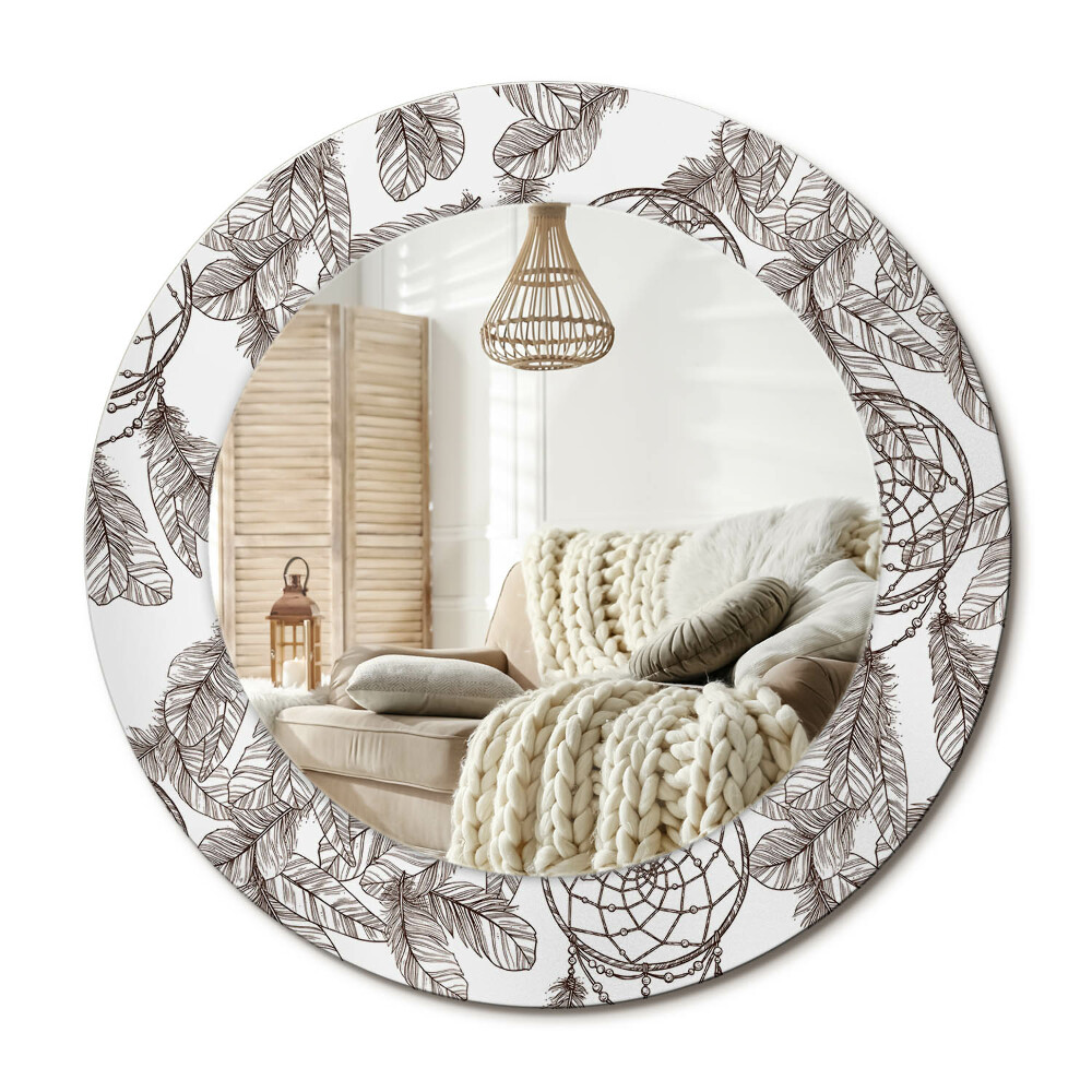 Oglinda perete decorativa rotunda Prinzător de vise