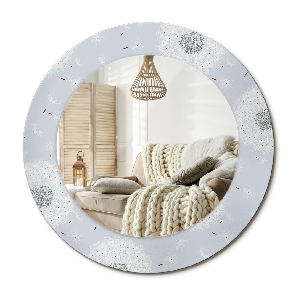 Oglinda perete decorativa rotunda Păpădii