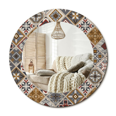 Oglinda perete decorativa rotunda Model turcesc