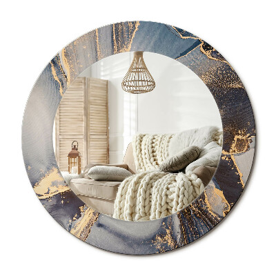 Oglinda perete decorativa rotunda Vopsele abstracte