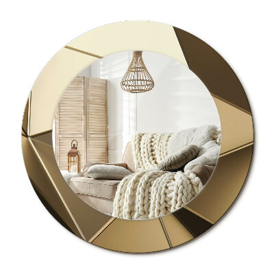 Decor oglinda rotunda Abstracție modernă