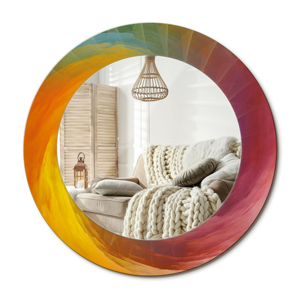 Oglinda rotunda imprimata Paletă de culori
