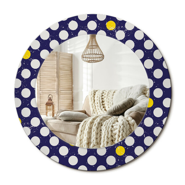 Decor oglinda rotunda Buline retro