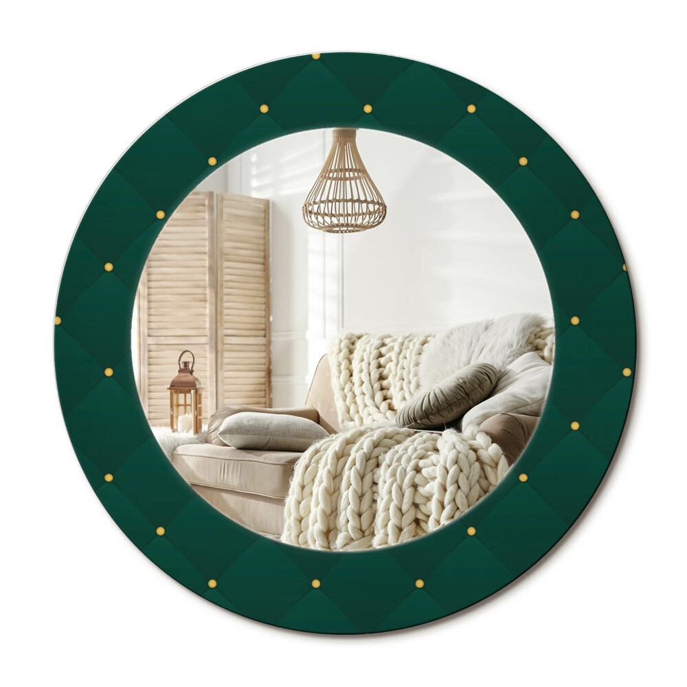 Oglinda perete decorativa rotunda Model matlasat