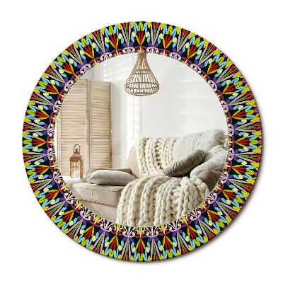 Oglinda perete decorativa rotunda Model Mandala