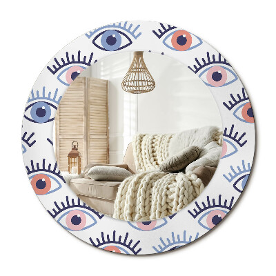 Decor oglinda rotunda Ochi