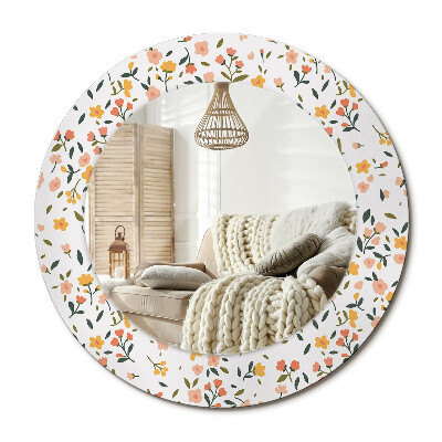 Decor oglinda rotunda Florițe