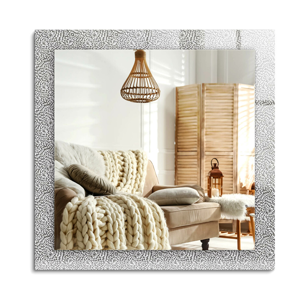 Oglinda dreptunghiulară decor perete model 3D