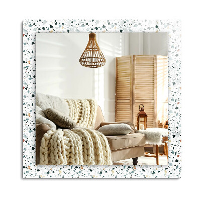 Oglinda dreptunghiulară decor perete Model de mozaic Terrazzo