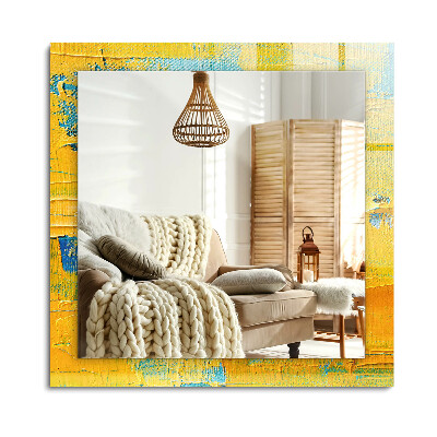 Oglinda dreptunghiulară imprimata Pictură abstractă în ulei