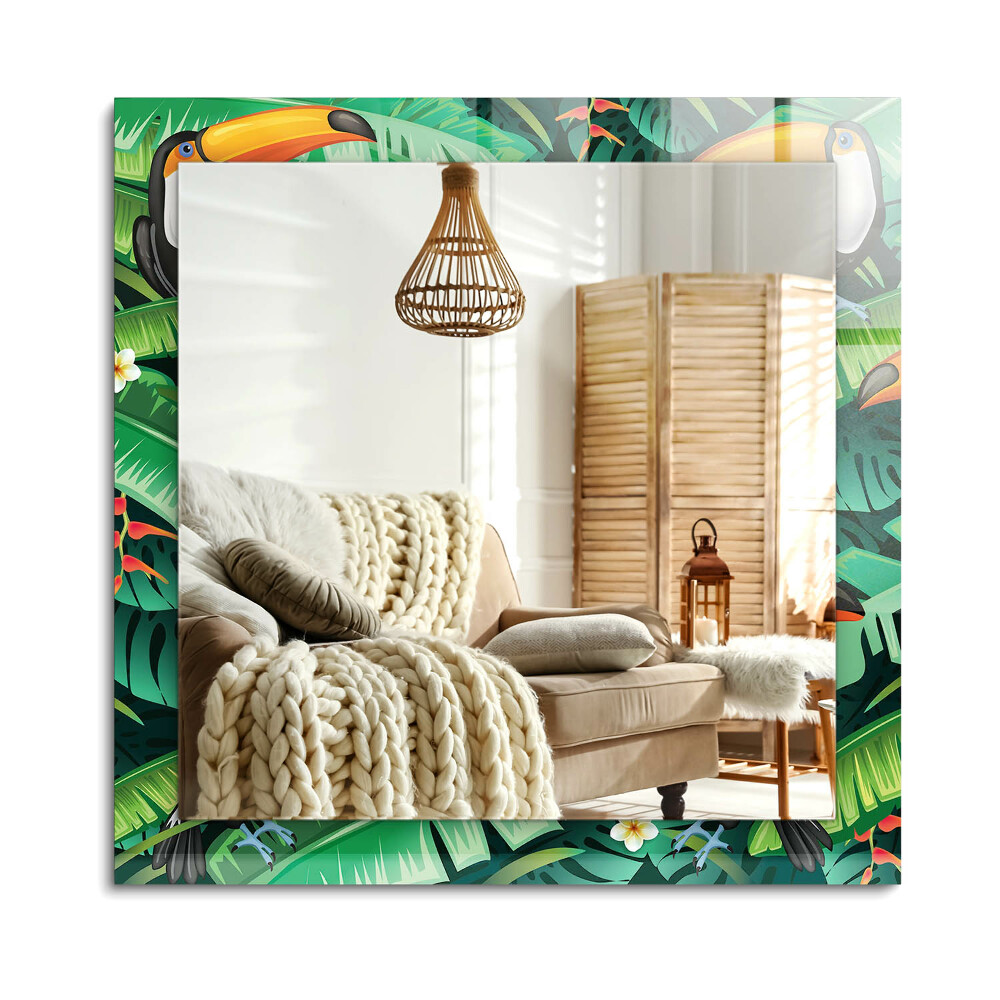 Oglinda dreptunghiulară decor perete Tucanii părăsesc jungla