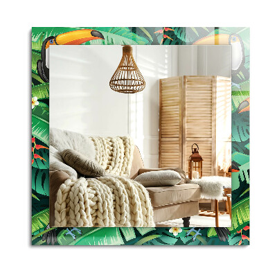 Oglinda dreptunghiulară decor perete Tucanii părăsesc jungla