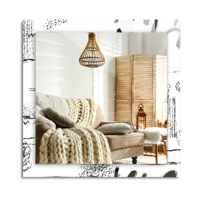 Oglinda dreptunghiulară imprimata Modele moderne abstracte