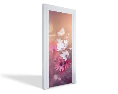Autocolant pentru uși Încântare florală