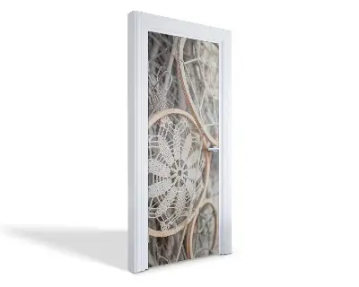 Autocolant pentru uși Decorațiuni lucrate manual