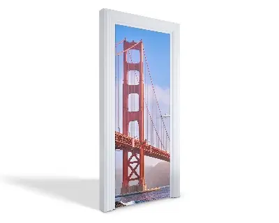 Autocolant pentru uși Podul Golden Gate